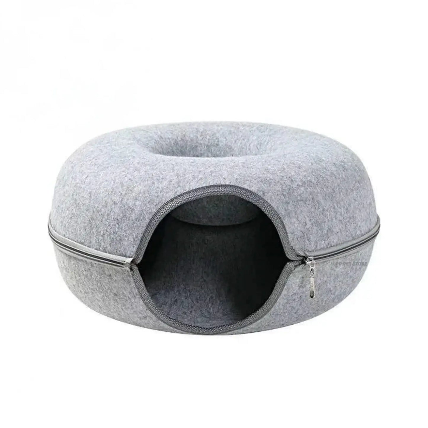 Lit Pour Chat Donut Gris - Le Nid Félin