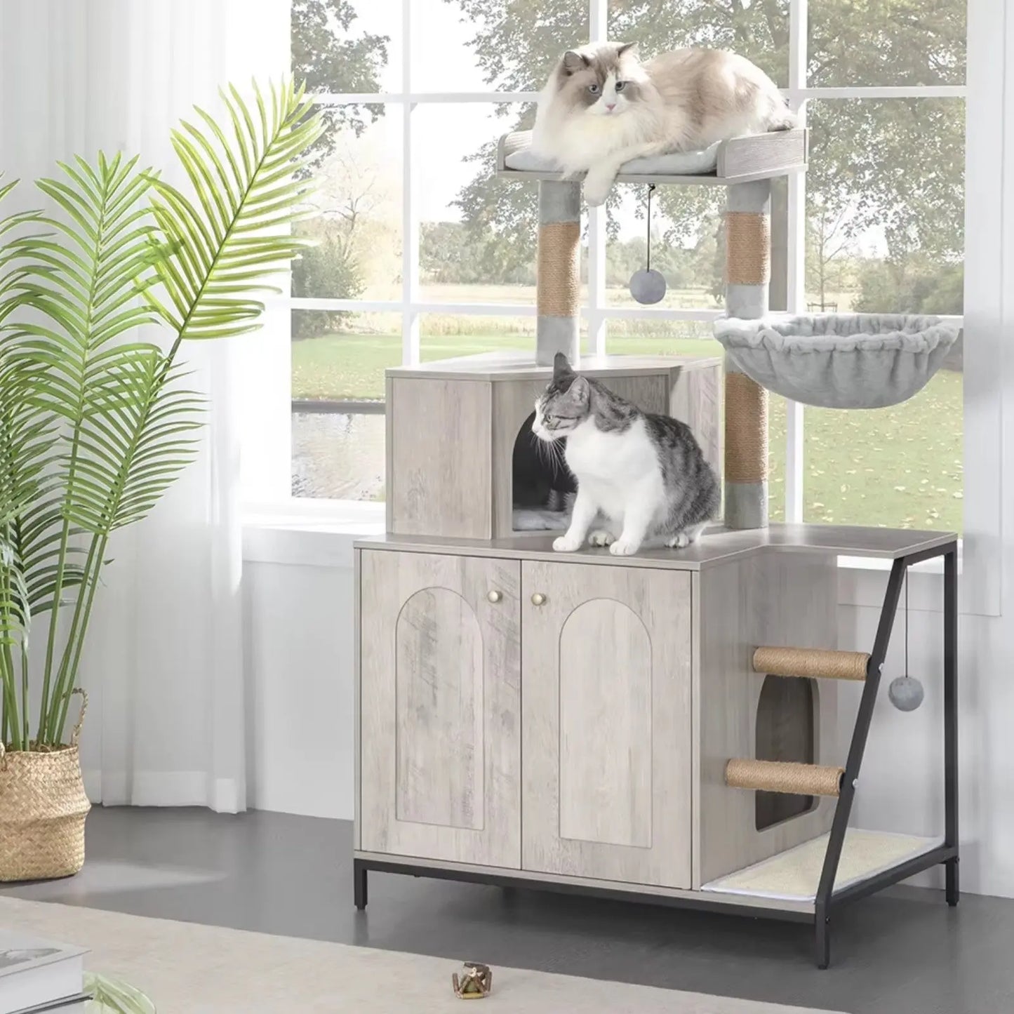 Meuble Litière Pour Chat Design - Le Nid Félin