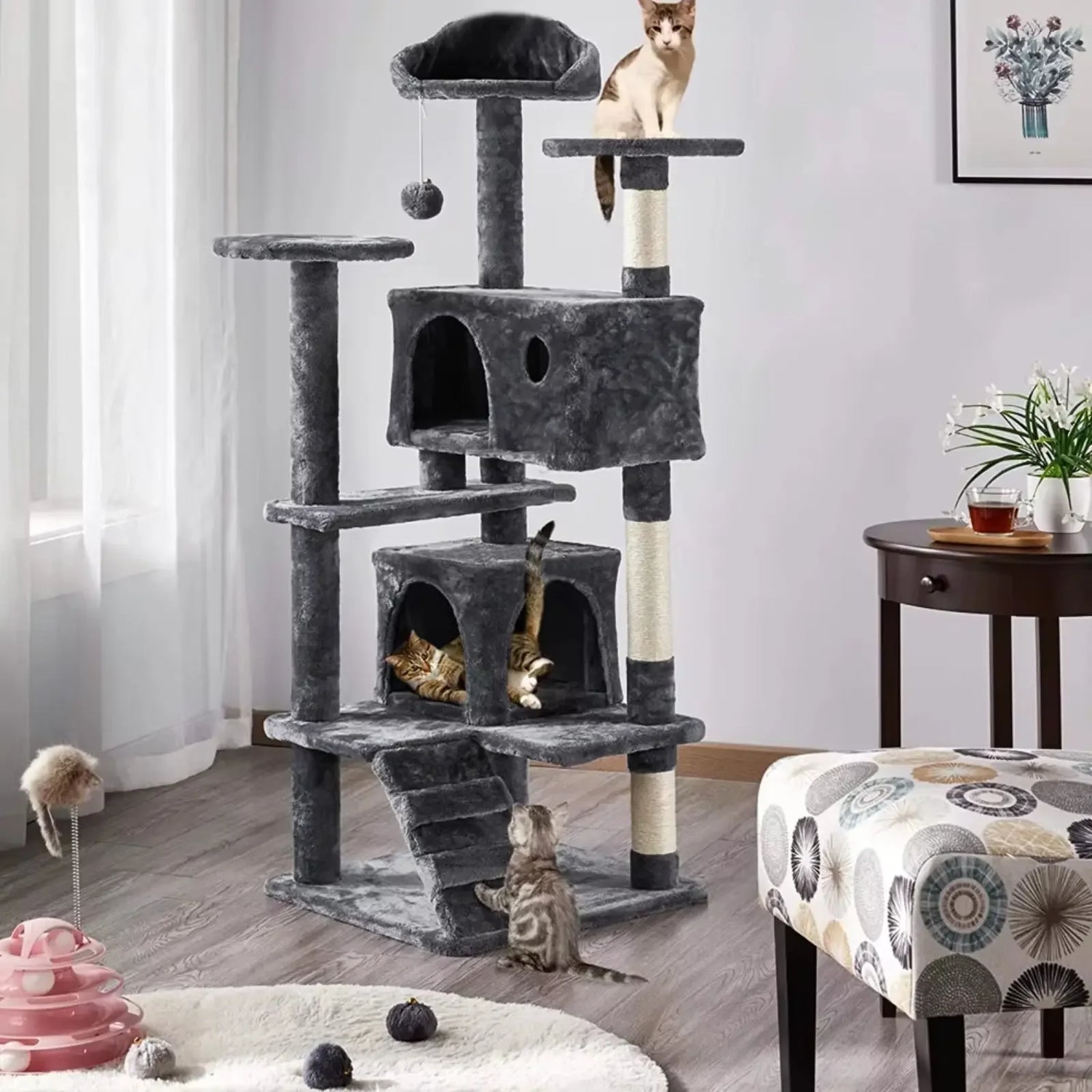 Arbre à Chat XL Gris - Le Nid Félin