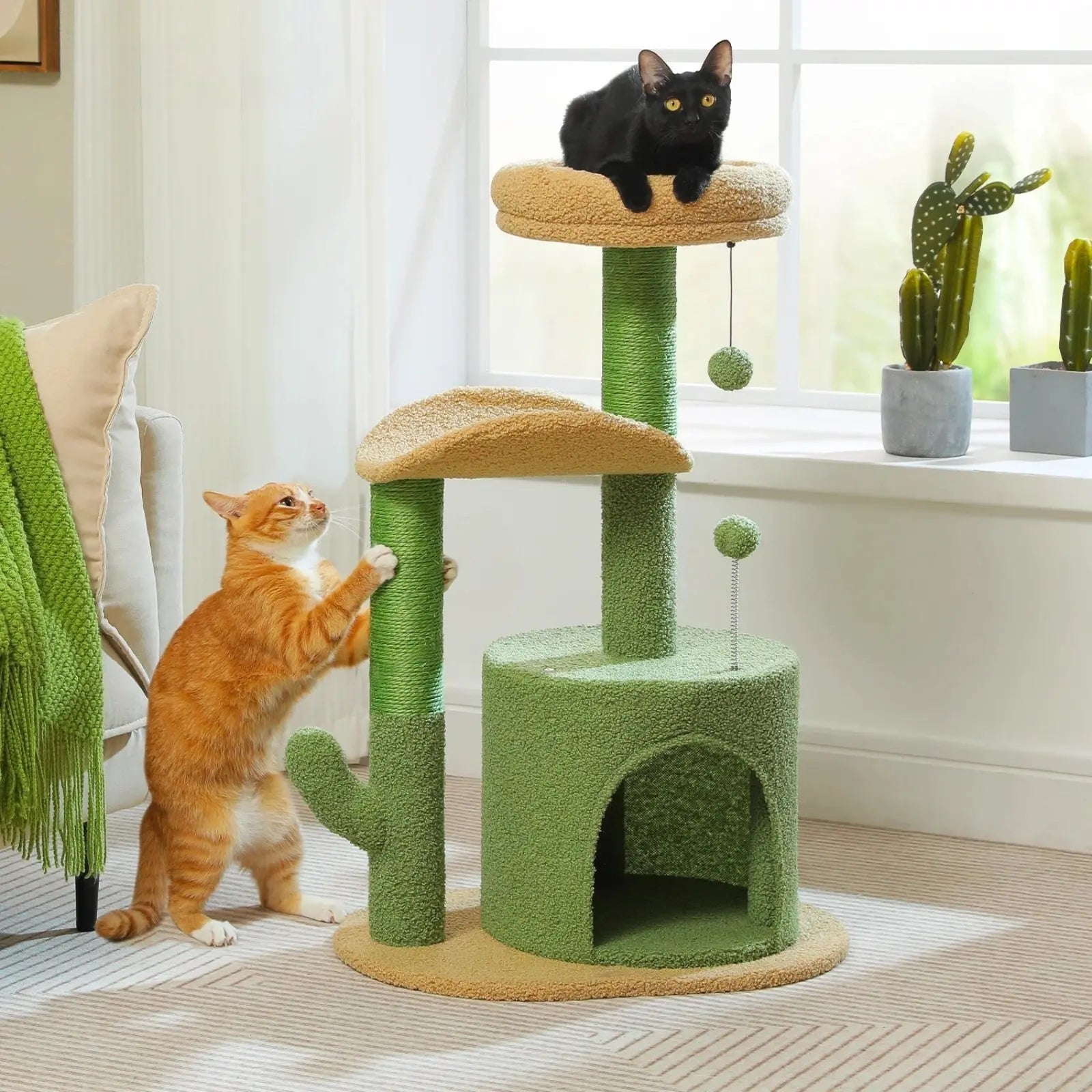 Arbre à Chat Cactus Compact - Le Nid Félin