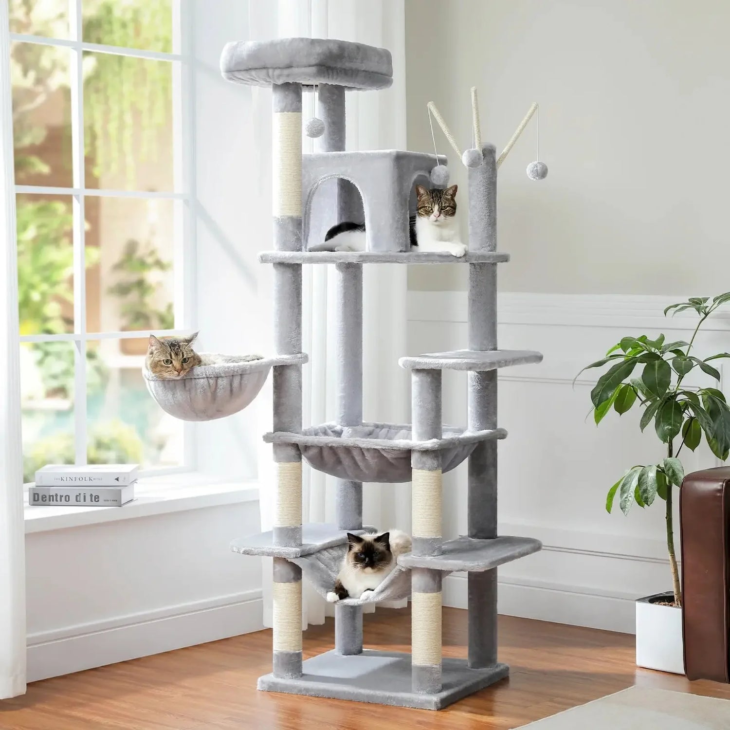 Arbre à Chat XL pour Gros Chats - Le Nid Félin