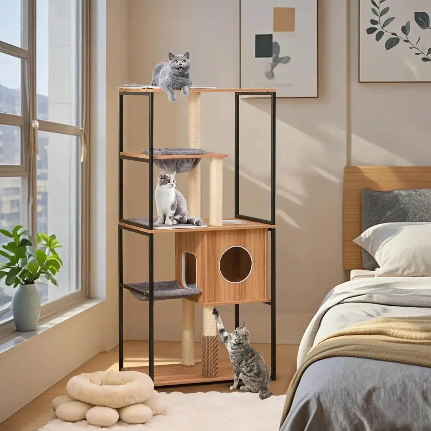 Arbre à Chat Design Moderne - Le Nid Félin