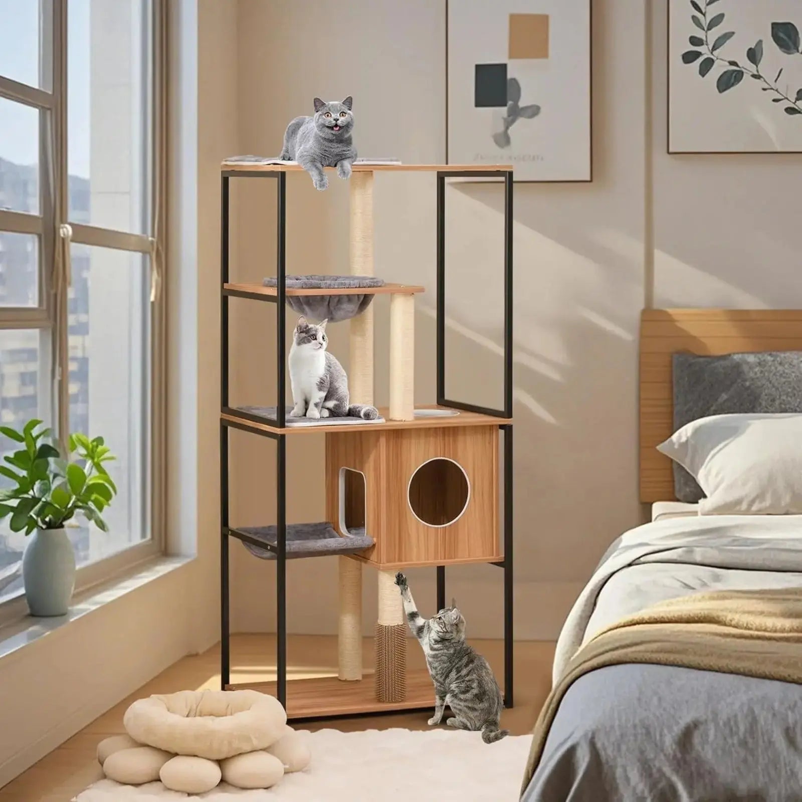 Arbre à Chat Design Moderne - Le Nid Félin