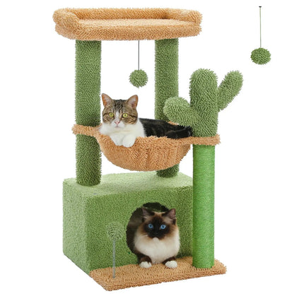 Arbre à Chat Cactus avec Hamac - Le Nid Félin