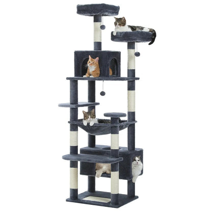 Arbre à Chat Gris XXL - Le Nid Félin