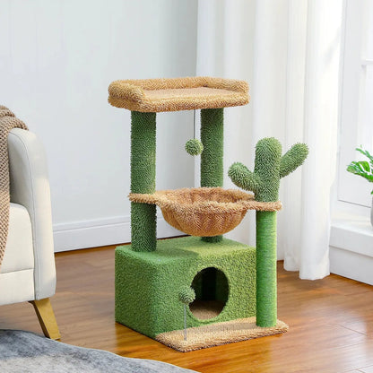 Arbre à Chat Cactus avec Hamac - Le Nid Félin