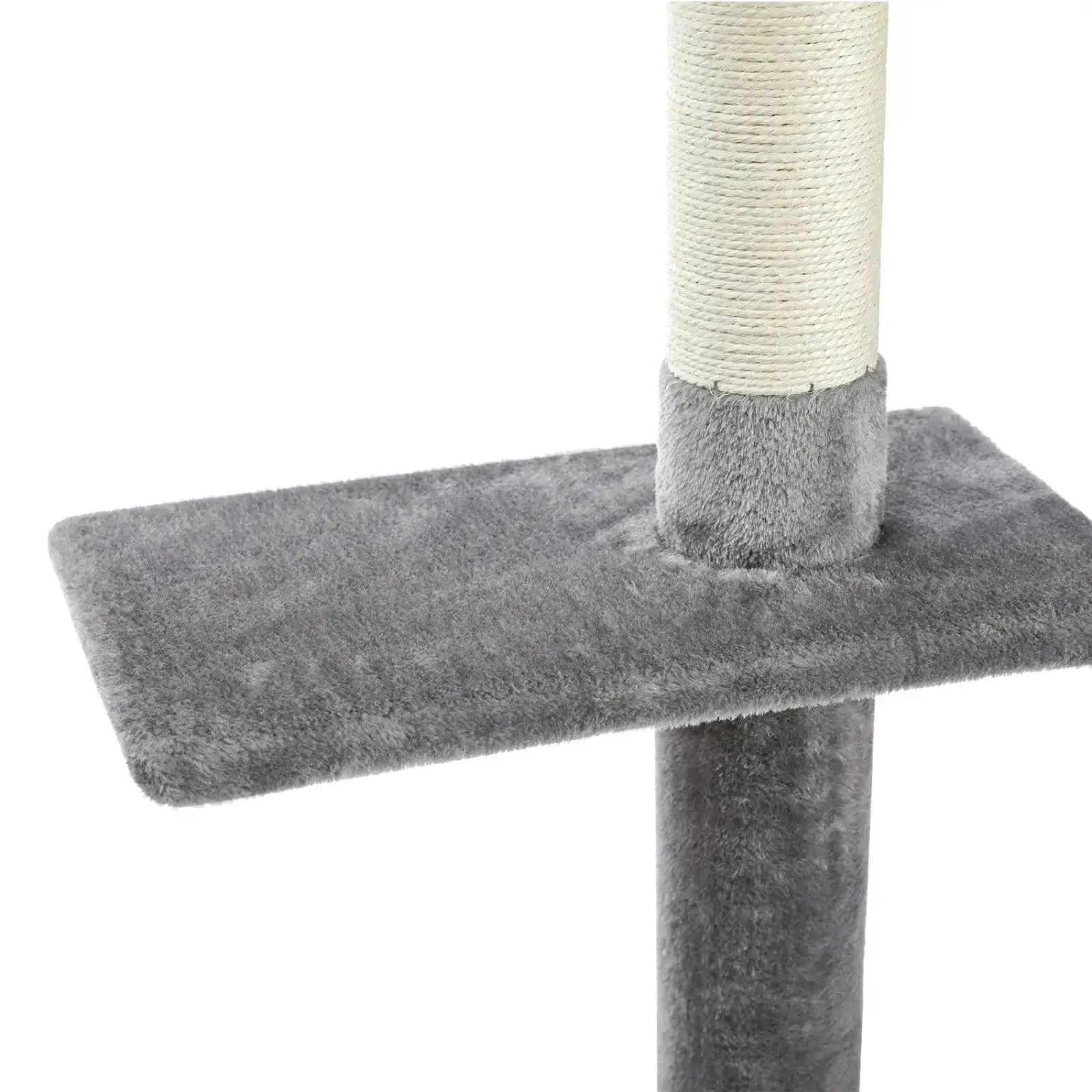 Arbre à Chat Gris Plafond 243 cm - Le Nid Félin