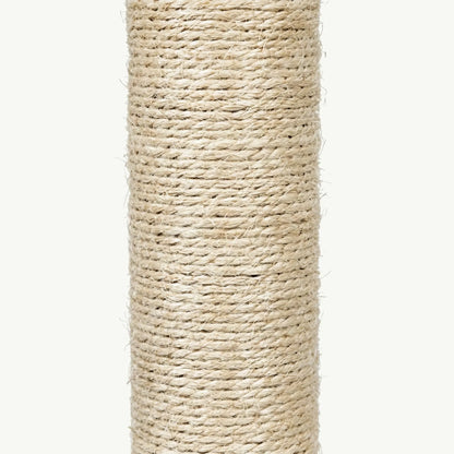 Poteau sisal naturel meuble litière arbre chat griffoir intégré